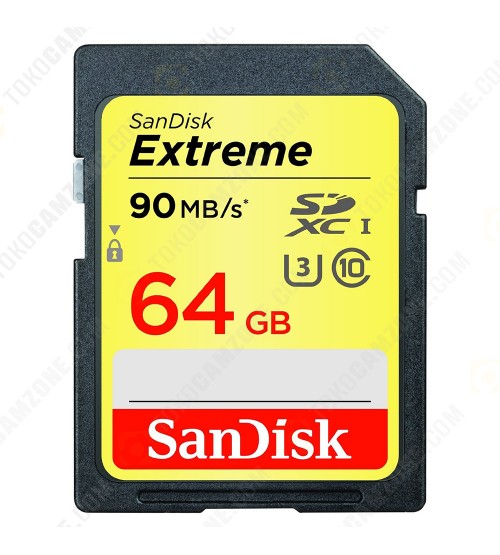 SDSDXVE - Sandisk Extreme SDXC UHS-I 90MB/s 64GB 